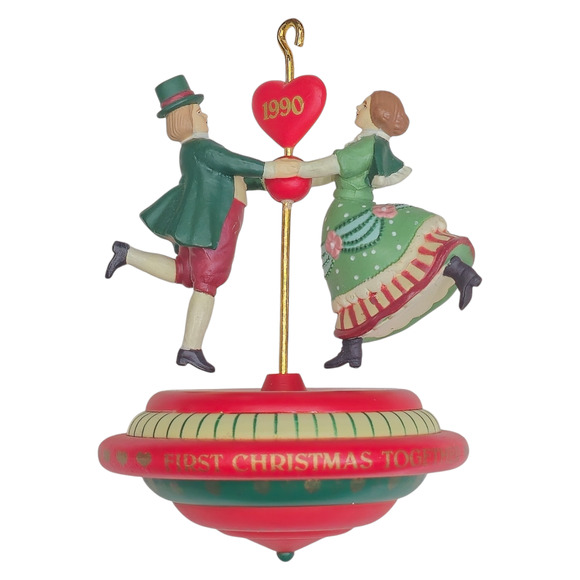 1990 Wonderland Waltz First Christmas Together Ornament M Gilmore Designs Summit - Picture 3 of 4